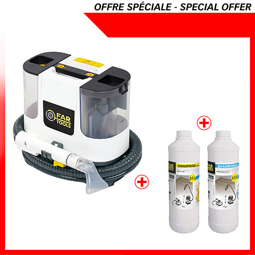 Kit nettoyeur détacheur SN 500 + 2 shampoings 0,5L