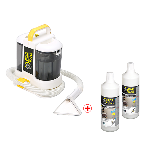 Kit nettoyeur détacheur ND 400 + 2 shampoings citron 1L