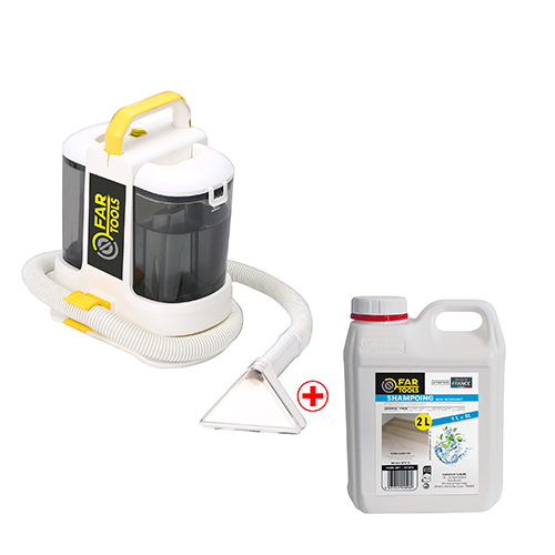 Kit nettoyeur détacheur ND 400 + 2 shampoings citron 1L