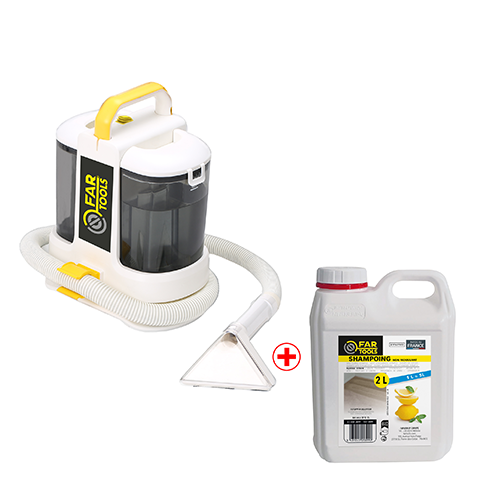 Kit nettoyeur détacheur ND 400 + 2 shampoings citron 1L