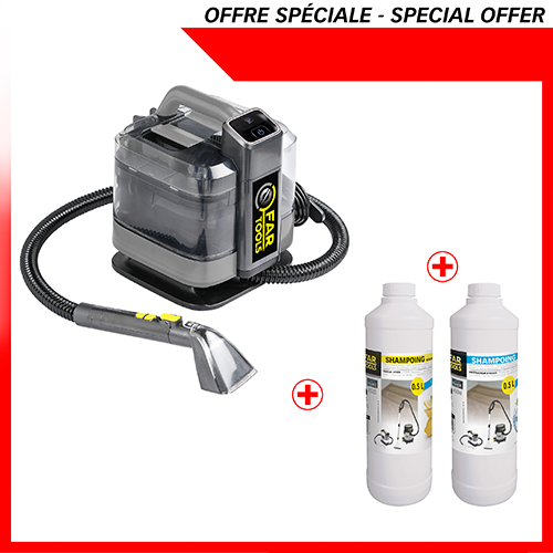 Kit nettoyeur détacheur DNV 1600 + 2 shampoings 0,5L
