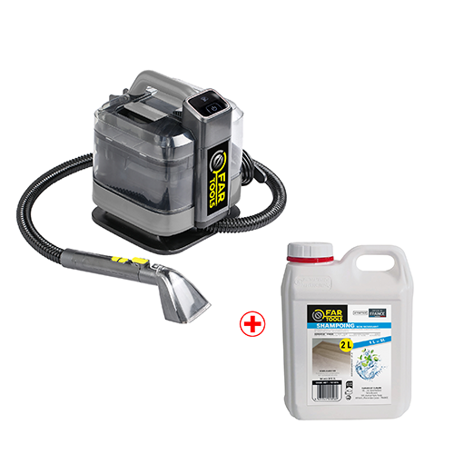 Kit nettoyeur détacheur DNV 1600 + 1 shampoing destructeur d’odeur 2L