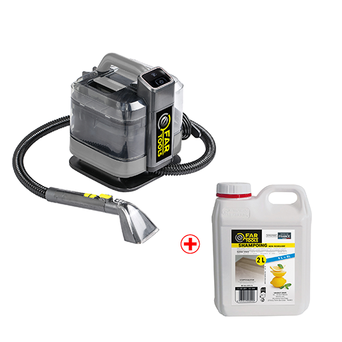Kit nettoyeur détacheur DNV 1600 + 1 shampoing 2L citron