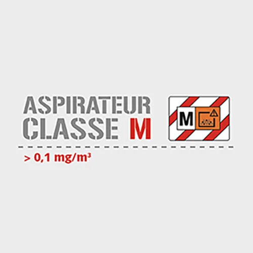 Kit ponceuse plâtre + aspirateur classe M