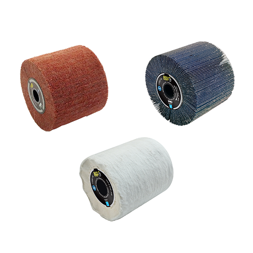 3 brosses de finition