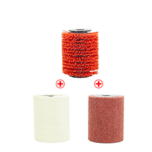 3 brosses REX80 de finitions