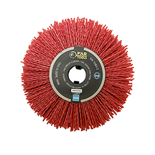Wire brush nylon, widht 20 mm