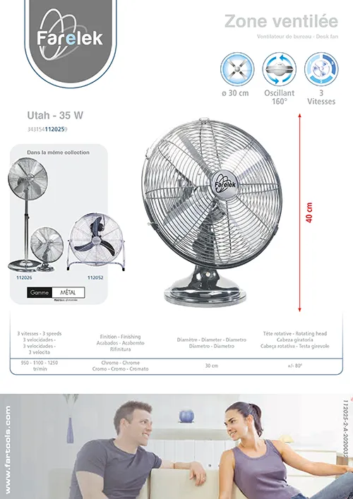 Ventilateur de table