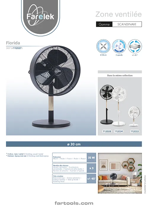 Ventilateur de table