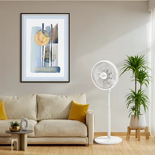 Ventilateur sur pied à oscillation 3D