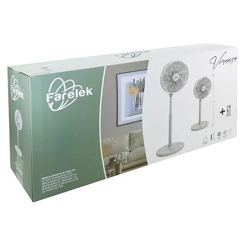 Ventilateur sur pied à oscillation 3D