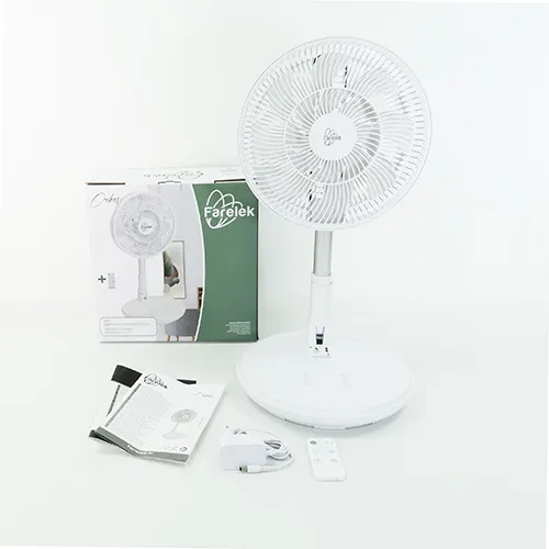 Ventilateur sur pied pliable compact télescopique