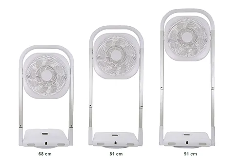 Ventilateur télescopique pliable extra-plat 