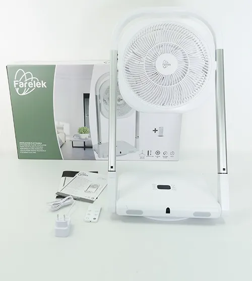 Ventilateur télescopique pliable extra-plat 