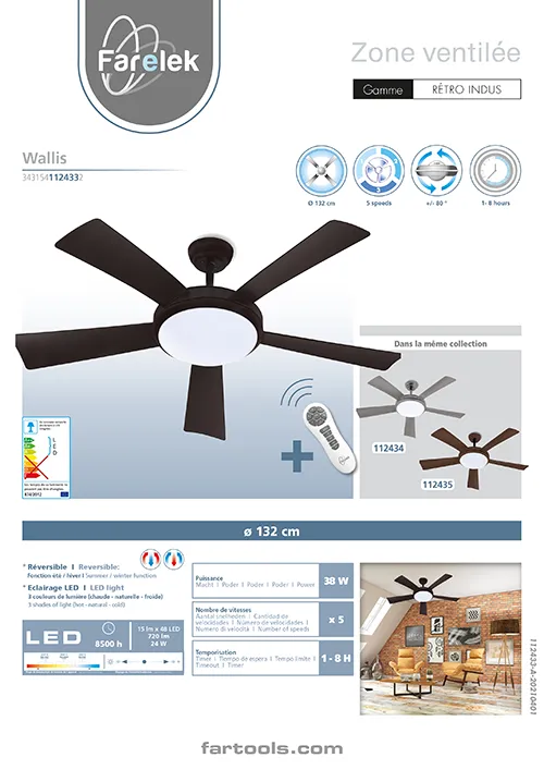 Ventilateur de plafond