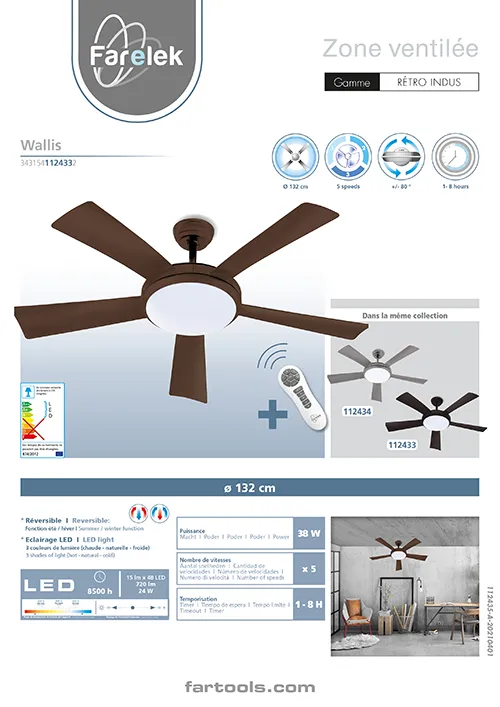 Ventilateur de plafond