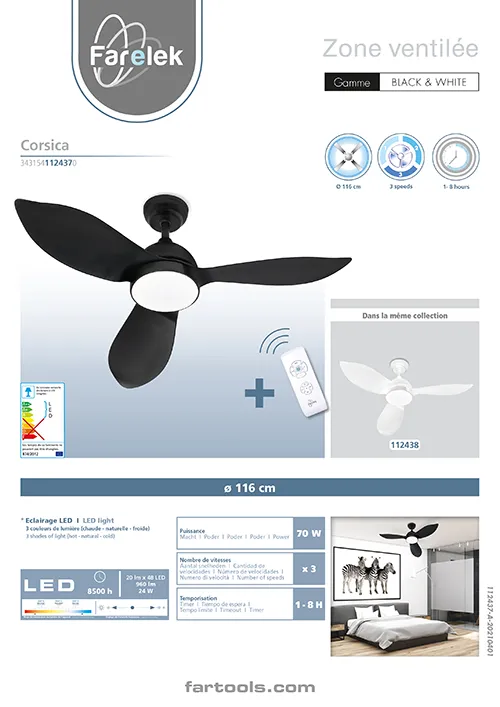 Ventilateur de plafond