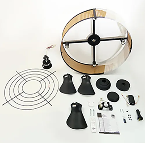 Ventilateur de plafond avec éclairage ø 76 cm