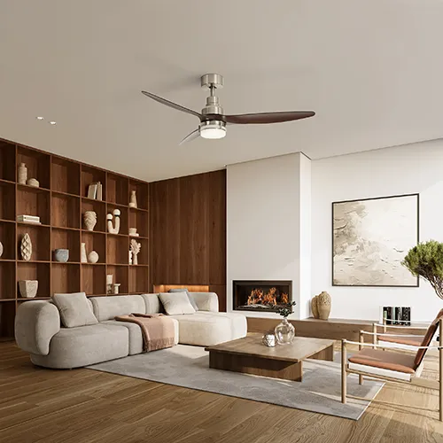 Ventilateur de plafond avec éclairage LED ø 132 cm
