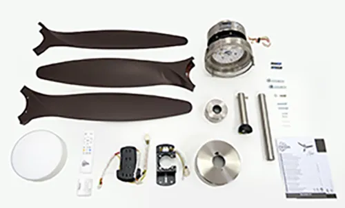 Ventilateur de plafond avec éclairage LED ø 132 cm