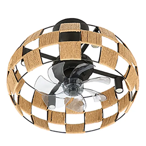Ventilateur de plafond avec éclairage ø 50 cm