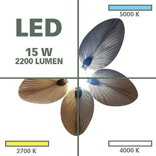 Ventilateur de plafond avec éclairage LED