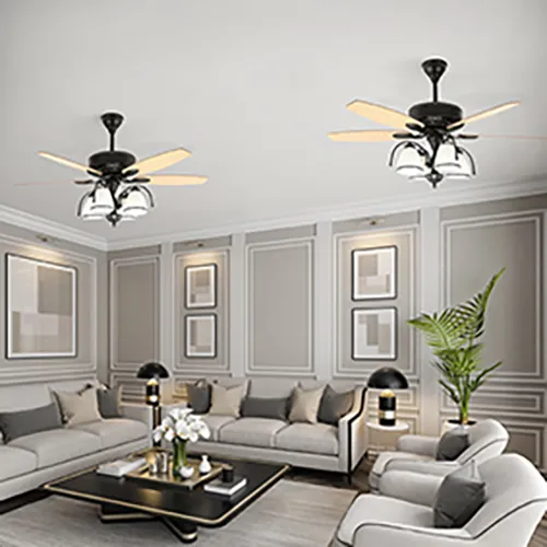Ventilateur de plafond avec éclairage ø 132 cm