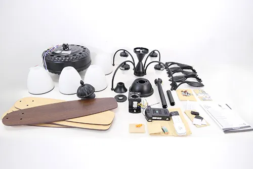 Ventilateur de plafond avec éclairage ø 132 cm