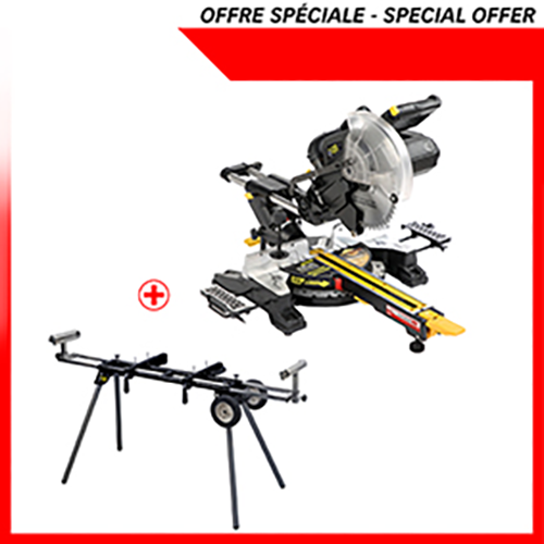 Radial miter saw kit + stand