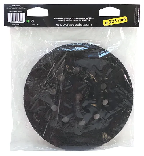 Plateau de ponçage ø 225mm pour DWS 750