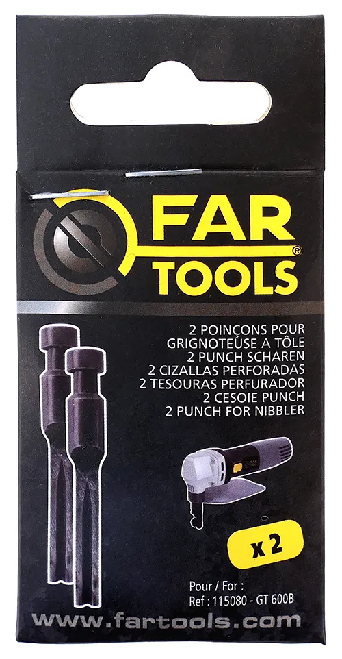 2 Poinçons pour grignoteuse GT 600B
