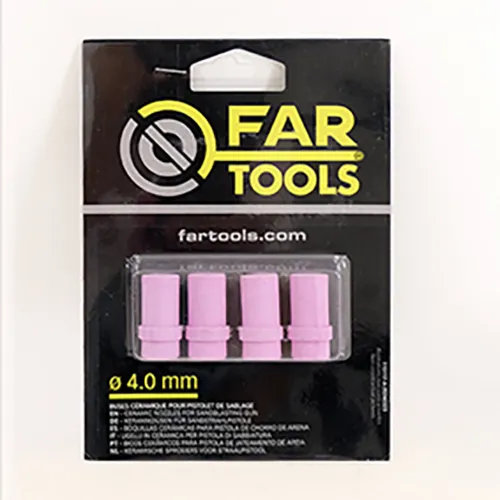 Set of 4 ceramic nozzles ø 4 mm