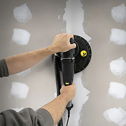 Ponçeuse murale à plaque de platre