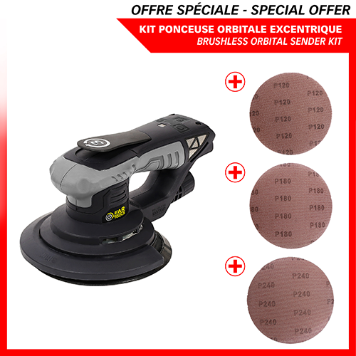 Kit ponceuse orbitale excentrique - spécial finitions