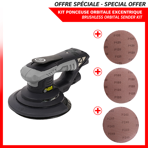 Eccentric orbital sander kit - special multi-purpose