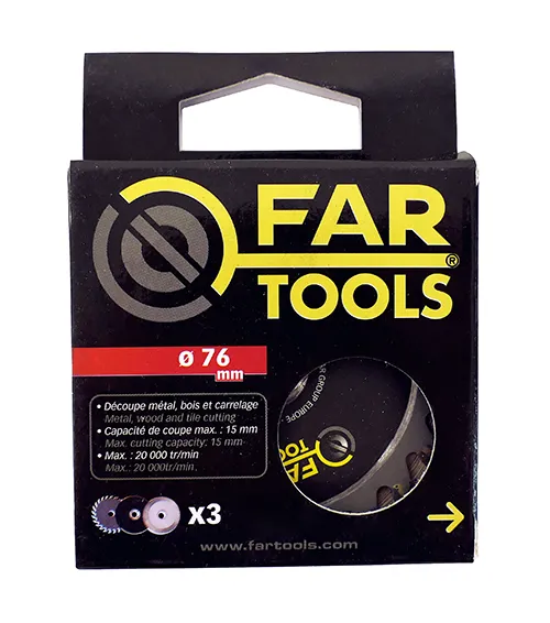 Lot de 3 disques pour CS 76