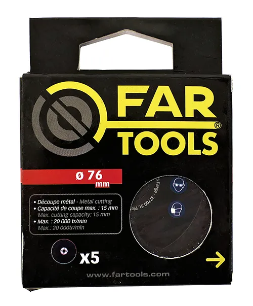 Lot de 5 disques abrasifs pour CS 76