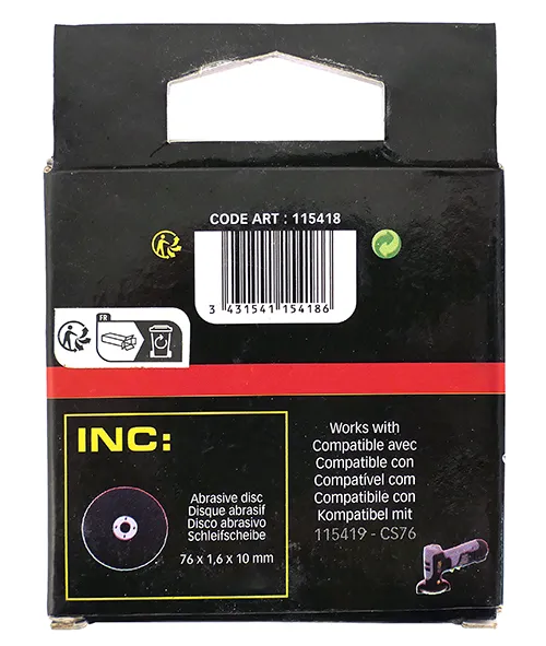 Lot de 5 disques abrasifs pour CS 76