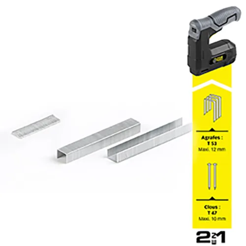Agrafeuse cloueuse sans fil 3,6V