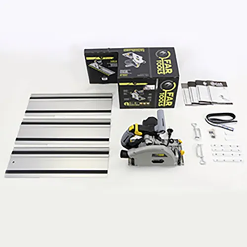 Circular saw on rail