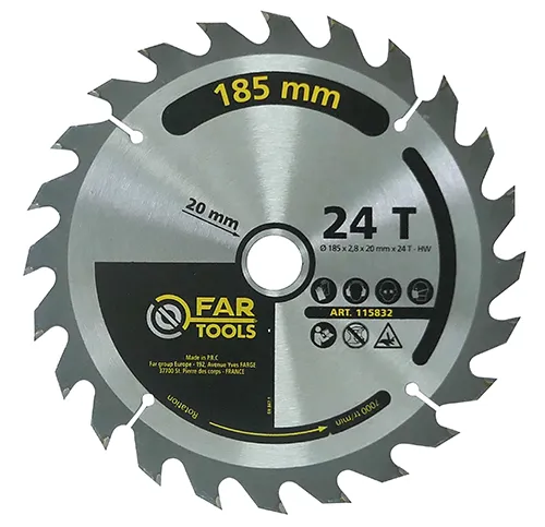 Lame TCT 185x20 mm 24T
