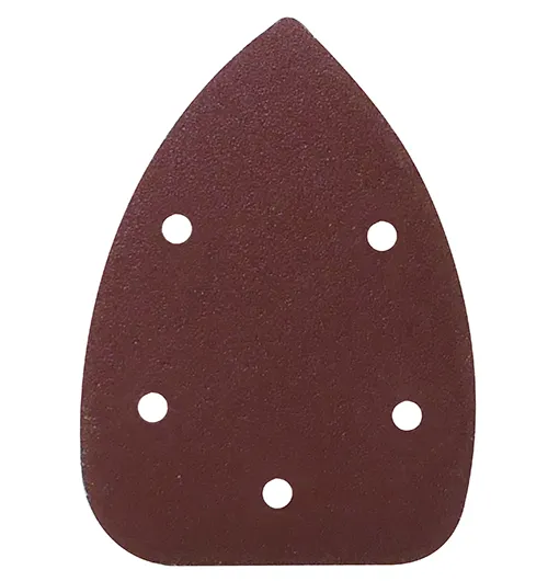 6 Papiers abrasifs A80 140x140x80 mm 