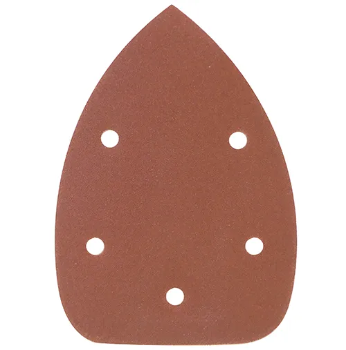 6 Papiers abrasifs A120 140x140x80 mm 