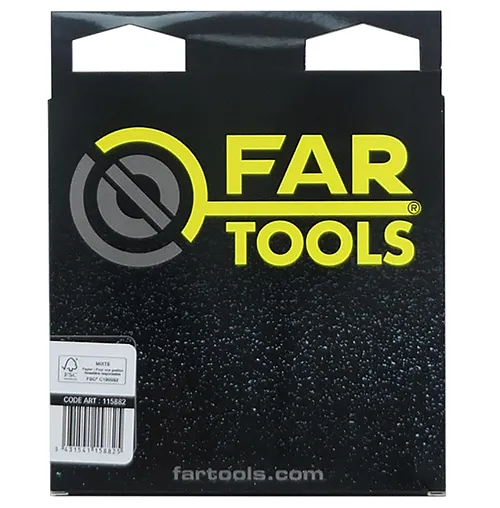 6 Papiers abrasifs A80/100/120/150/180/240 ø180mm 