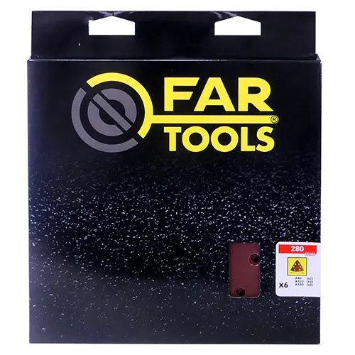 6 Papiers abrasifs A80/120/180 280x280x280 mm 