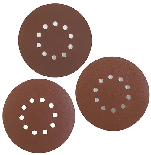 6 Papiers abrasifs A80/120/180 ø225 mm 