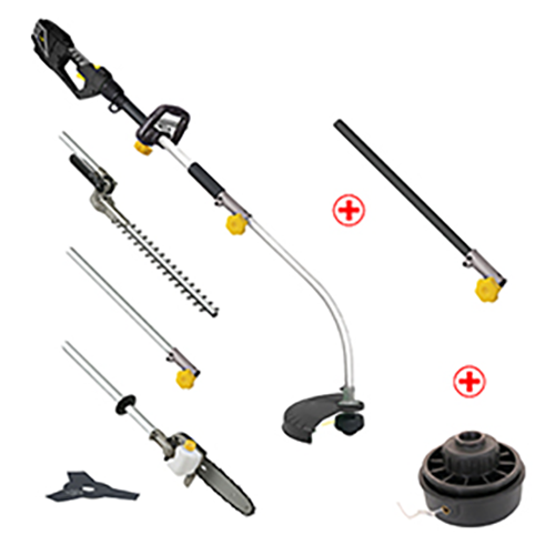 Outil multi-fonctions avec bobine et extension supplémentaires