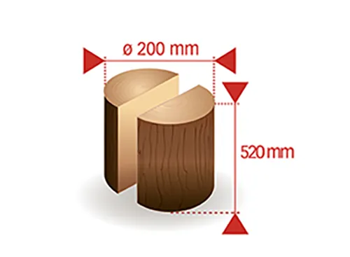 Fendeur de bûche à vis ultra compact