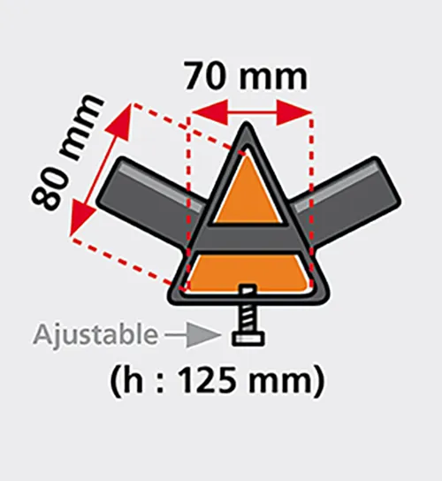 Coin de fendage en 4