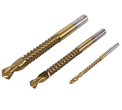 HSS conical 3 drills set & 3 screw drills